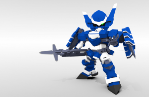 トンボきりを装備したブレイズ・レイヴン