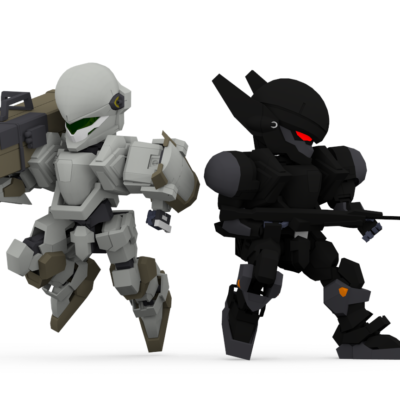 ガーンズバックのモデリング完成