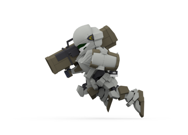 ガーンズバックランチャー装備側面