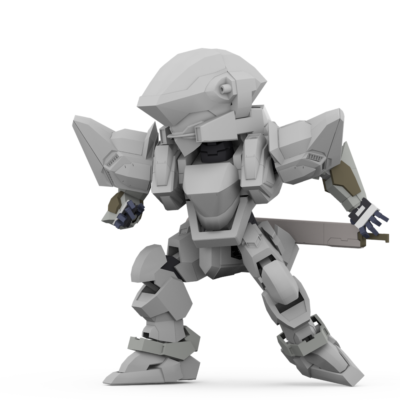 リメイク版アーバレスト、ひと通りモデリングは出来ました。