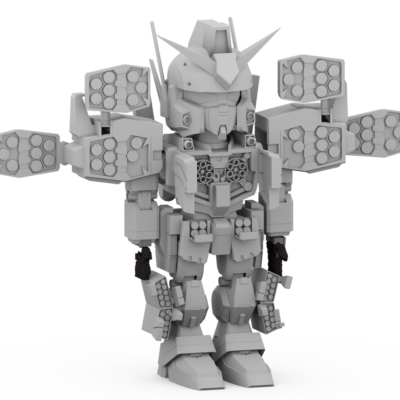 今日の更新、ガンダムヘビーアームズフルオープン状態