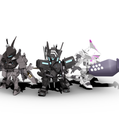 リメイクした戦術機「撃震、吹雪、瑞鶴」一覧です。