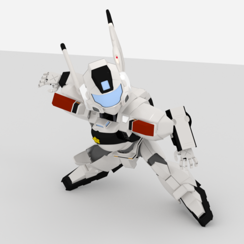 イングラム2号機、Cyclesによるレンダリング