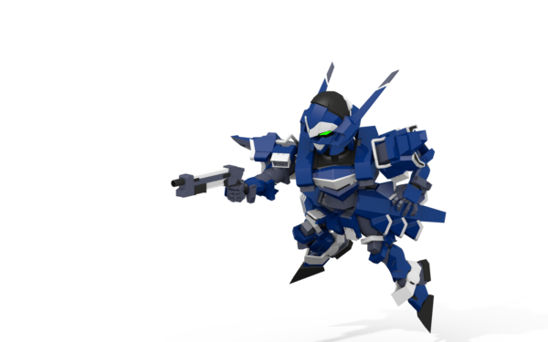 ブレイズ・レイヴン銃構え