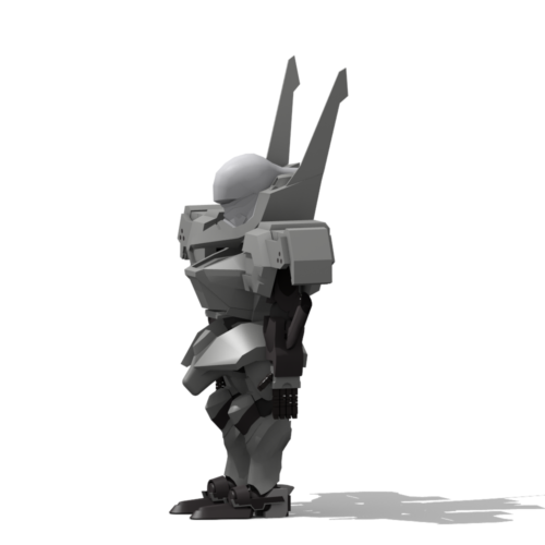 戦術機不知火の側面