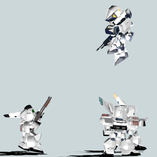 アーバレストとイングラム2号機